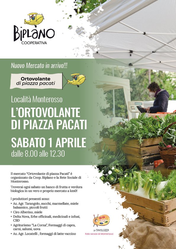 Nuovo Mercato in arrivo – Ortovolante di piazza Pacati